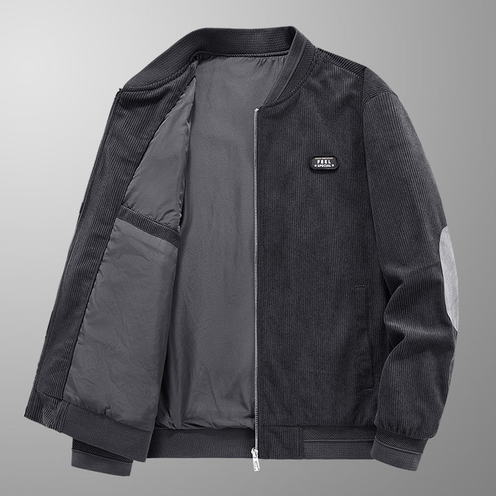 Herren Modische Cordjacke mit komfortablem Innenfutter Drune