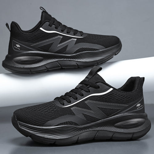 Damen nan Performance-Slip-On Running-Sneaker mit nahtlosem Mesh-Obermaterial, stoßdämpfender Waben-Plateausohle und verstärkter Fersenstütze Drune