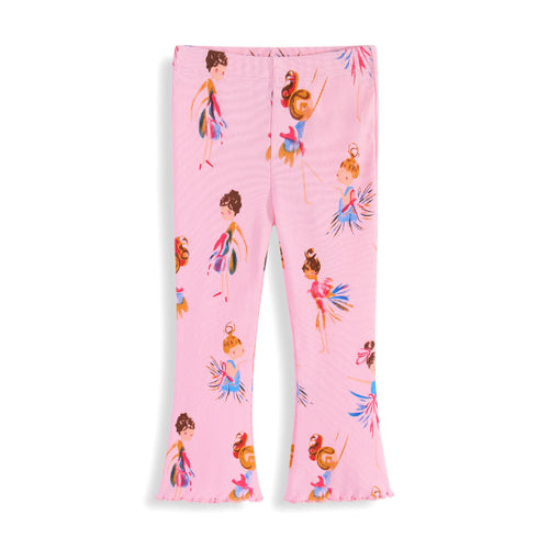 Mädchen Leggings mit buntem Ballerina-Design Drune