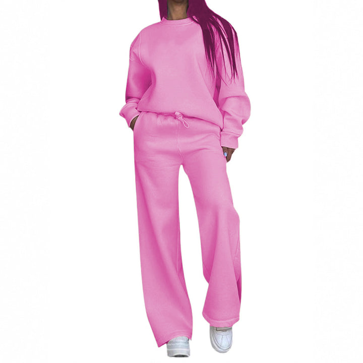 Damen nan lässiges Oversize Sweatshirt und weite Jogginghose Set Drune