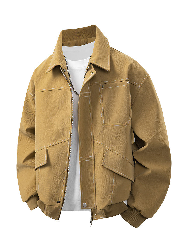 Herren Modische Freizeitjacke mit praktischen Taschen Drune