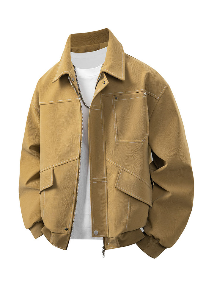 Herren Modische Freizeitjacke mit praktischen Taschen Drune