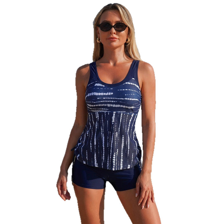 Damen Sportliches Tankini-Set mit charmantem Schnitt und fließendem Rock Drune