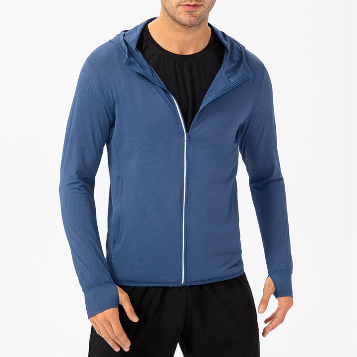 Herren Sportjacke mit UV-Schutz und atmungsaktiven Einsätzen Drune