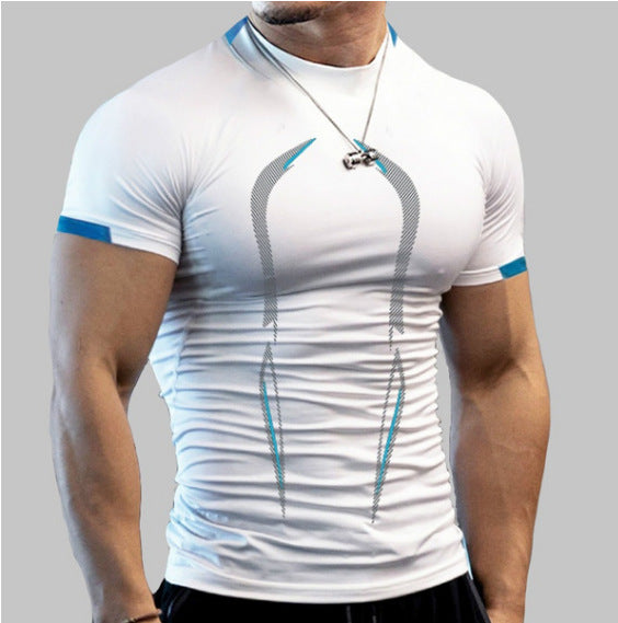 Herren Fitness T-Shirt mit atmungsaktiver Kompressionstechnologie Drune