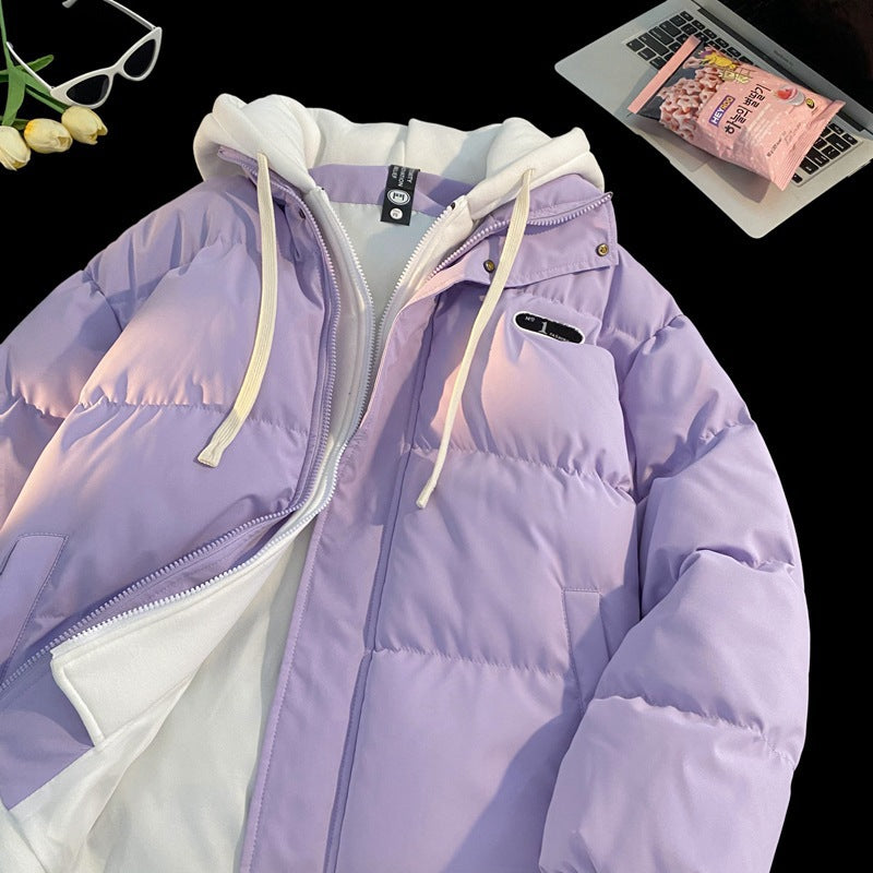 Damen Wattierte Parka-Jacke Drune