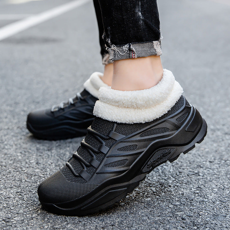 Damen Gefütterte Slip-On Sneaker-Clogs mit Teddyfutter Drune