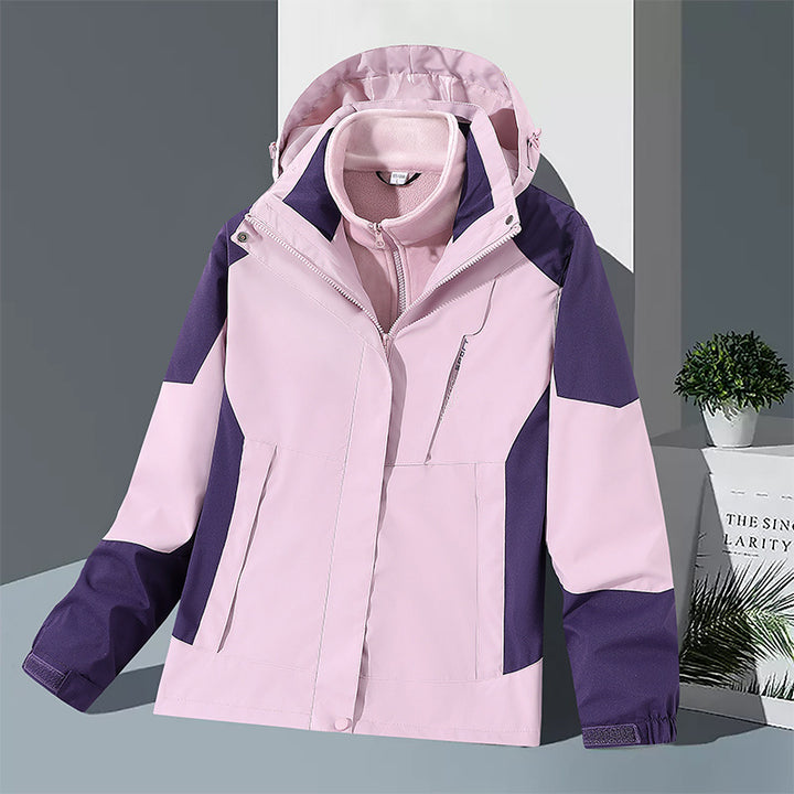 Herren winddichte Softshelljacke mit integriertem Microfleece-Innenlayer und verstellbarer Kapuze Drune