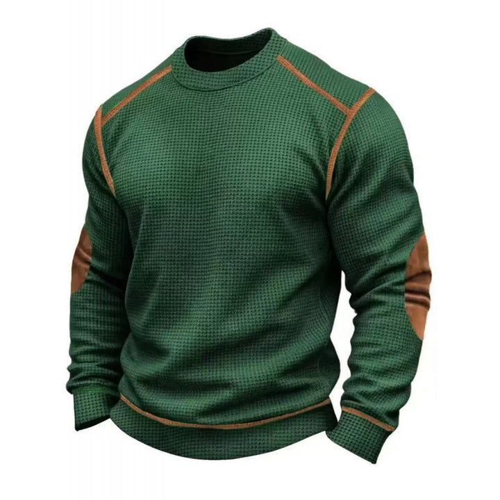 Herren Modischer Langarmpullover mit strukturiertem Design Drune