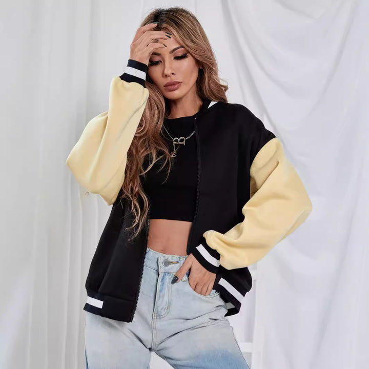 Damen Sportjacke mit Trendfarben und lässigem Schnitt Drune