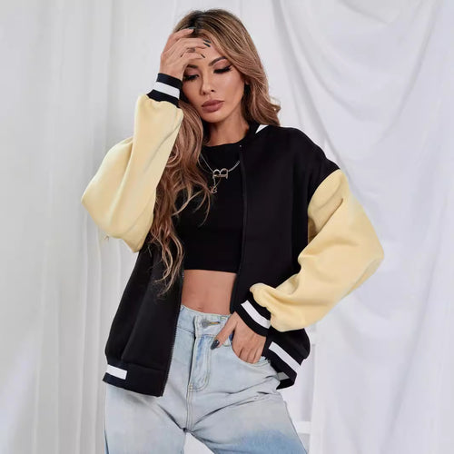 Damen Sportjacke mit Trendfarben und lässigem Schnitt Drune