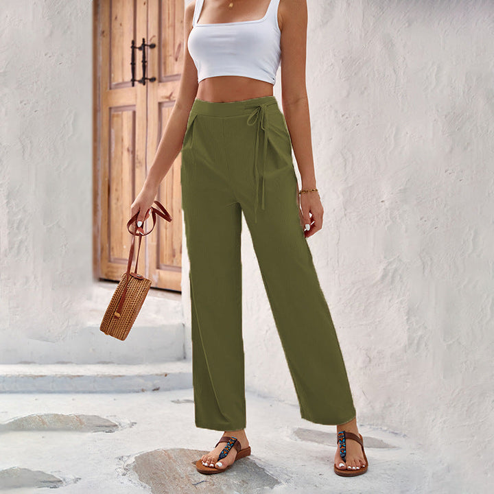 Damen weiche Chinohose Drune
