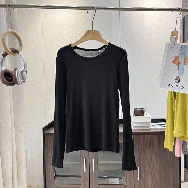 Damen Langarmshirt aus weichem Jersey mit ergonomischem Schnitt Drune
