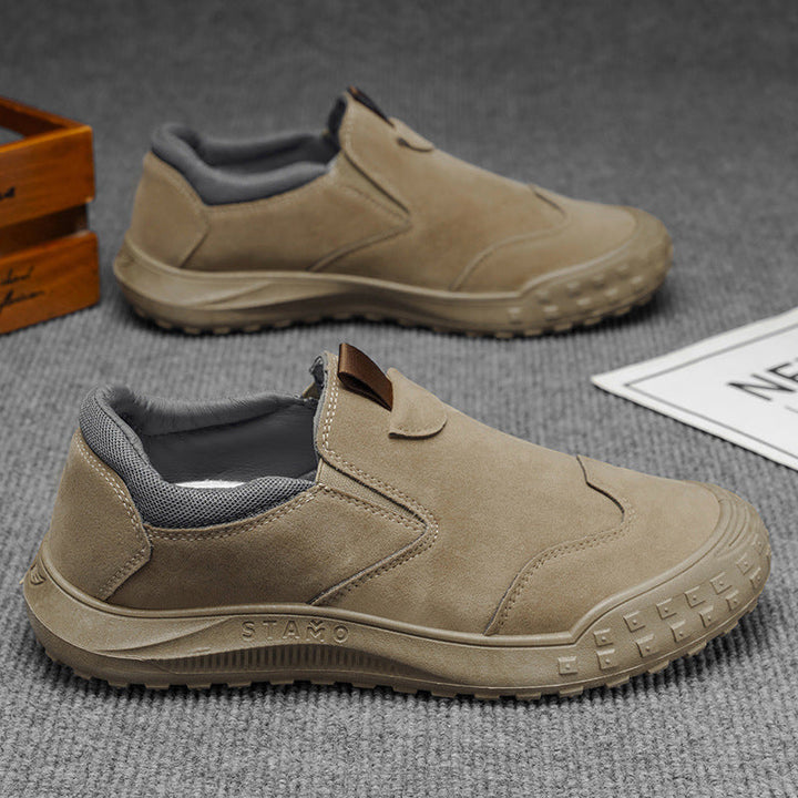Damen Bequeme Slip-On Sneakers mit hochwertigem Obermaterial und rutschfester Sohle Drune