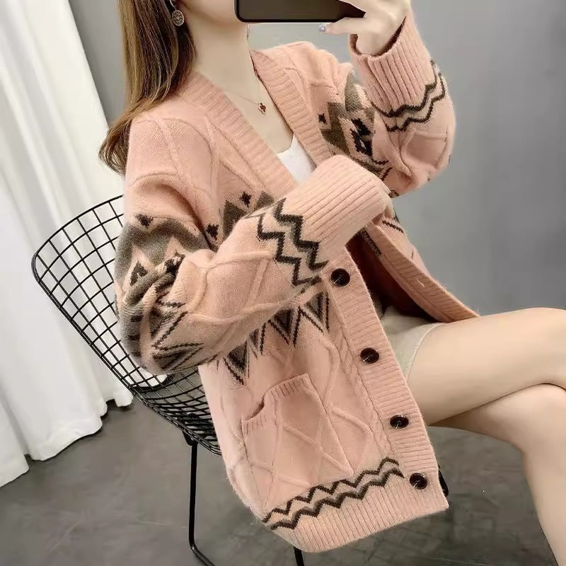 Damen Strickjacke Drune