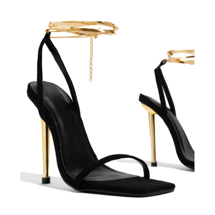 Damen Sandalen mit hohen Stilettoabsätzen und eleganten Riemen Drune