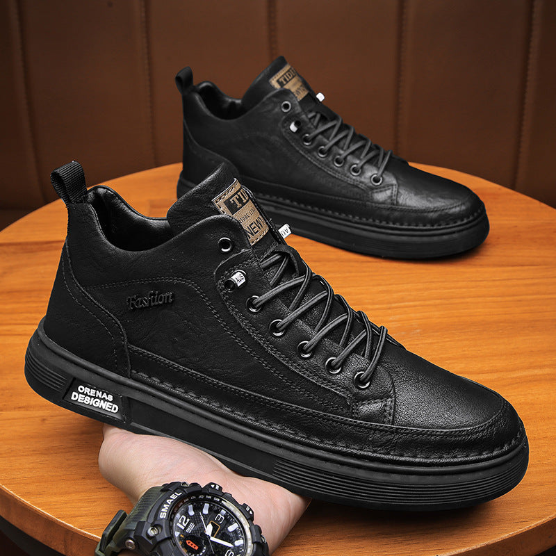Damen modische und sportive hohe Sneakers mit stylishen Details Drune