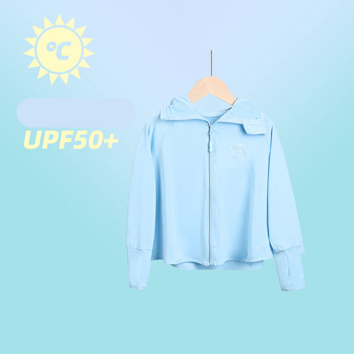 Damen leichte UV-Schutzjacke mit Reißverschluss Drune