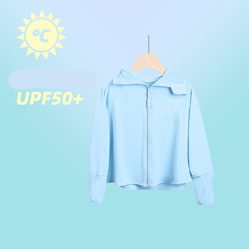 Damen performante UV-Schutzjacke mit Kapuze Drune