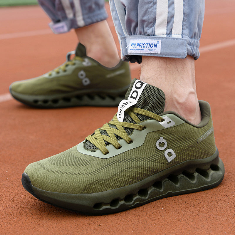 Herren Trailinspirierter Komfort-Sneaker mit ventilierter Hohlkammer-Dämpfung und nahtlosem Strickoberteil Drune
