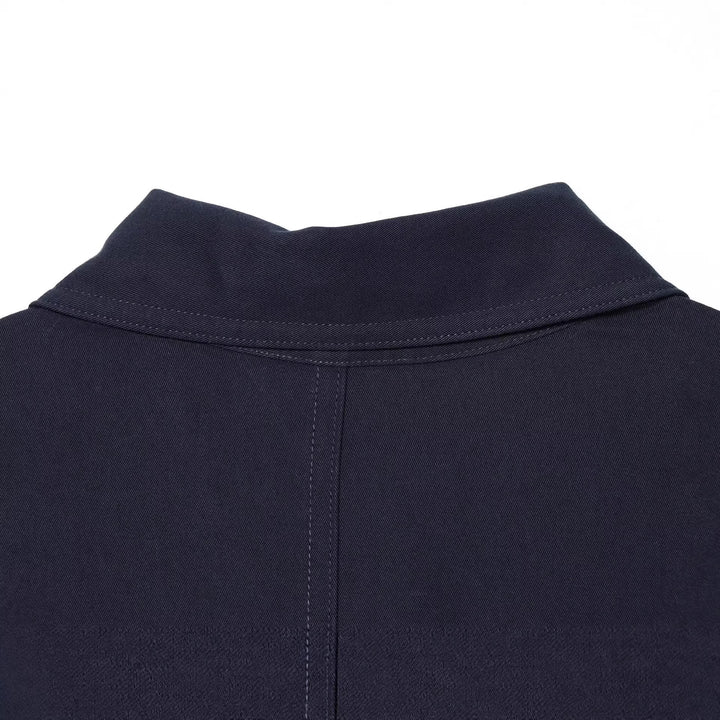 Damen Kurzarm-Hemdblusenkleid mit durchgehender Knopfleiste, Taillengürtel und Brusttaschen Drune