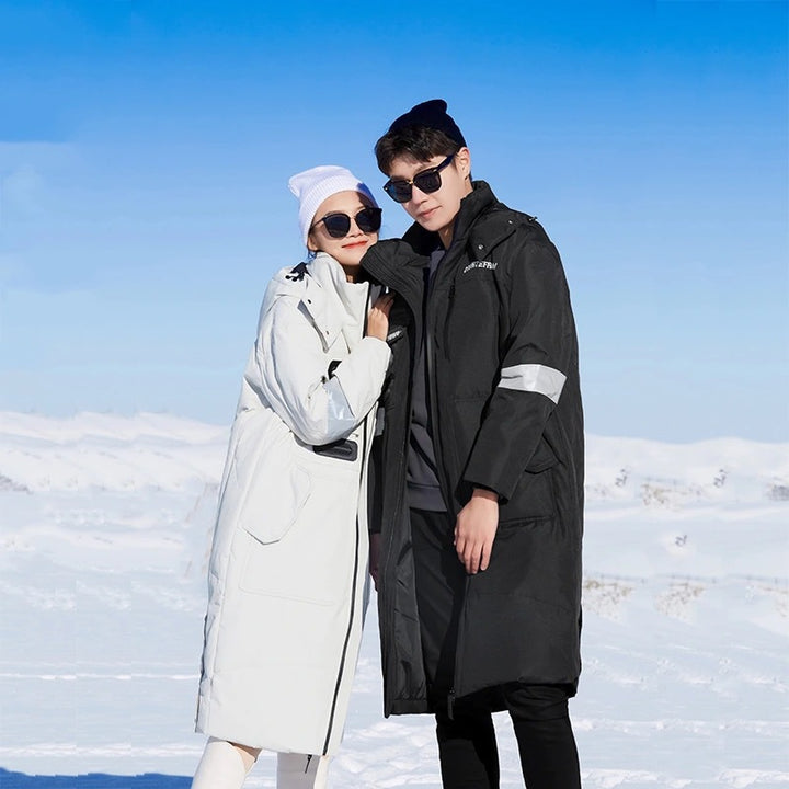 Herren Wärmender wasserdichter Winterparka mit Kapuze und reflektierenden Details Drune