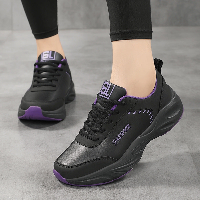 Damen nan voluminöse Sneaker mit gepolstertem Kragen und stoßabsorbierender Sohle Drune
