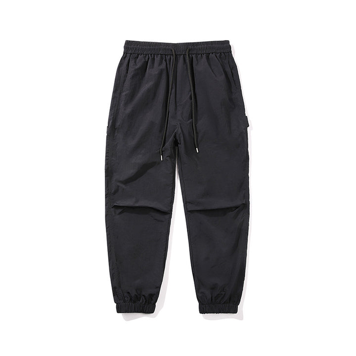 Herren Technische Ripstop-Joggerhose mit Tunnelzug, Knieabnähern und geripptem Knöchelabschluss Drune