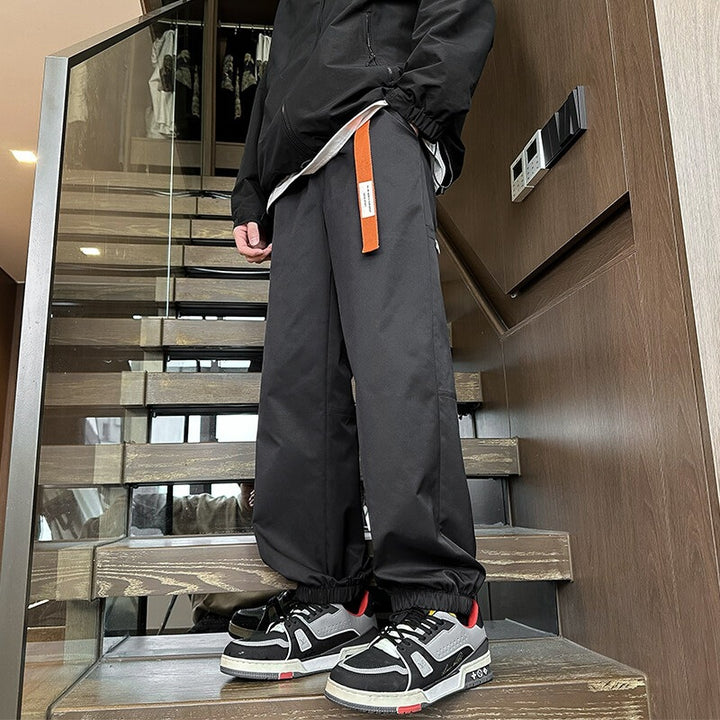 Herren Wasserabweisende Tech-Jogginghose mit elastischem Saum, Kordelzug und robusten Nähten Drune