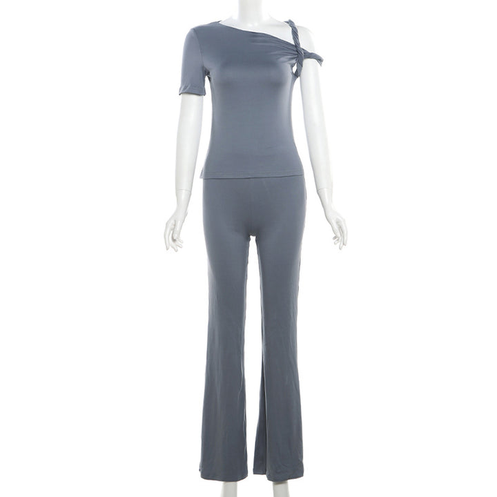 Damen Eleganter Einteiler mit asymmetrischem Schnitt und geschmackvollem Detail Drune