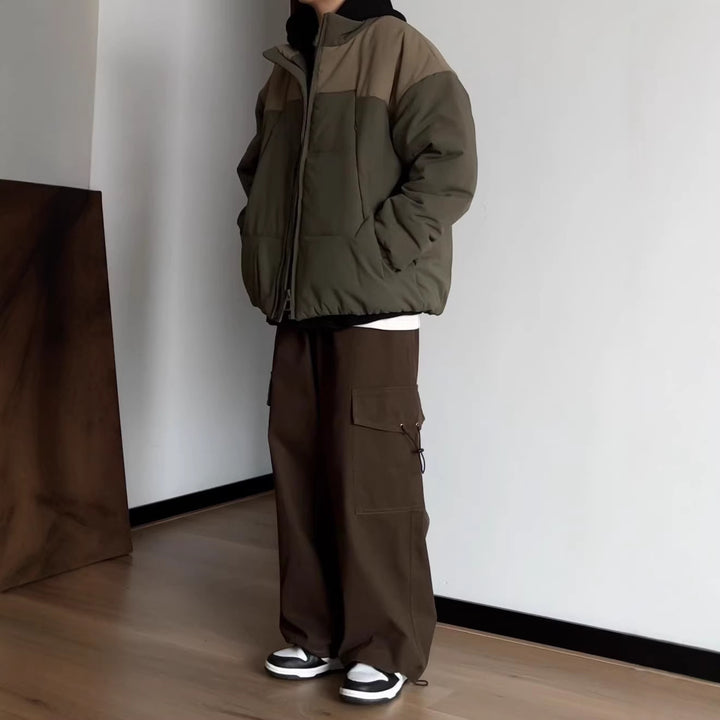 Herren Praktische Cargo-Hose mit verstellbarem Bund Drune