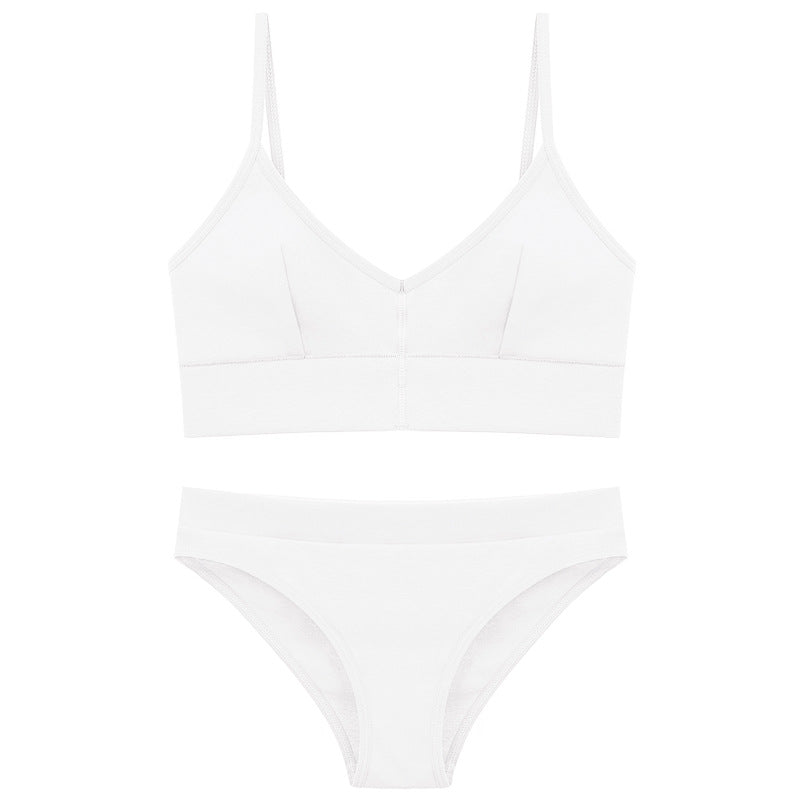 Damen Bikini-Set mit elegantem V-Ausschnitt und verstellbaren Trägern Drune
