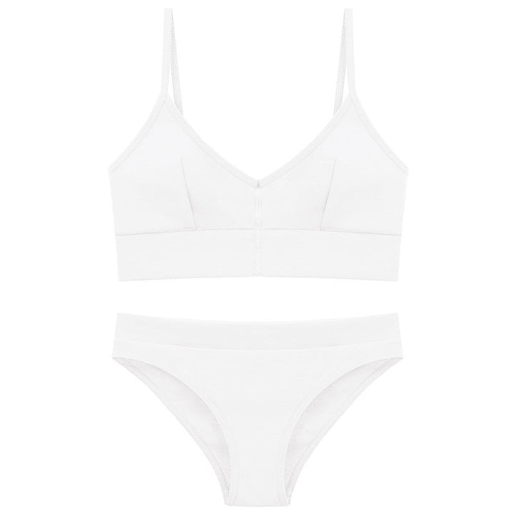 Damen Bikini-Set mit elegantem V-Ausschnitt und verstellbaren Trägern Drune