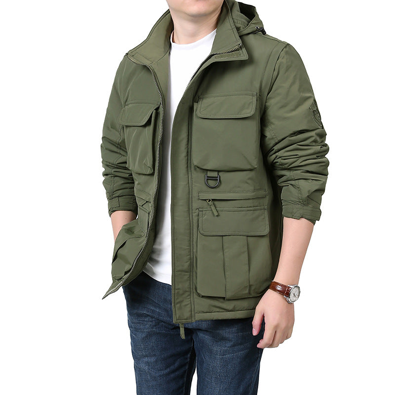 Herren Multifunktionale Outdoorjacke mit zahlreichen Taschen Drune