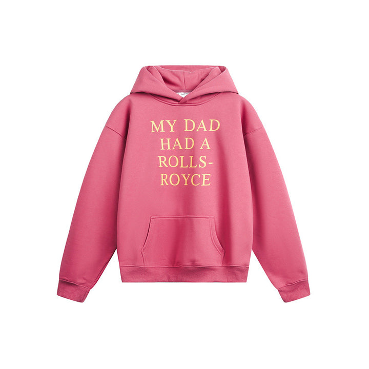 Damen Kapuzenpullover mit Statement-Print und Oversize-Schnitt Drune