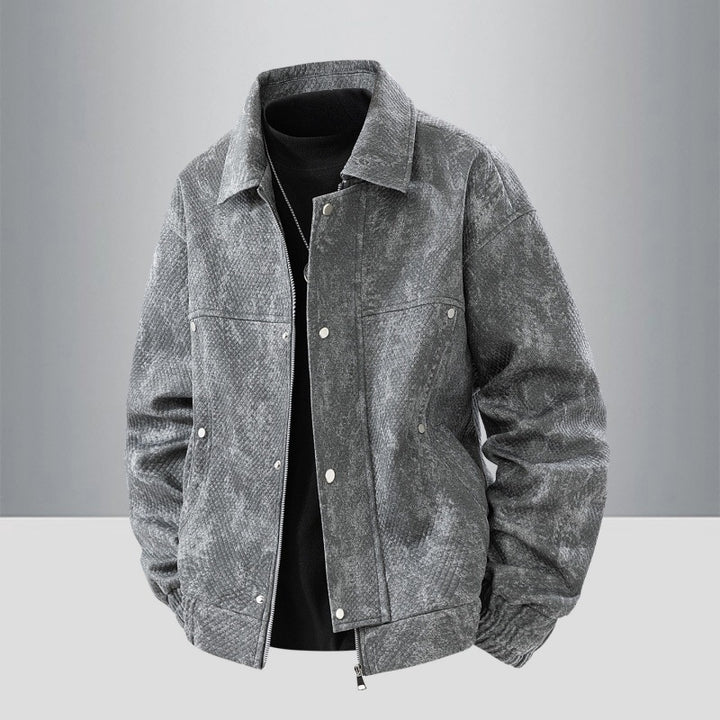 Damen Schlangenleder-Look Freizeitjacke Drune