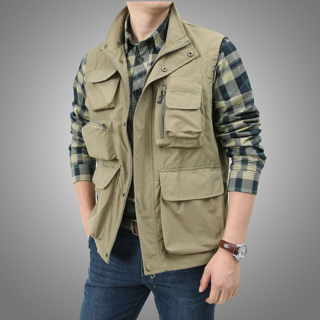 Herren Vielseitige Outdoor-Weste mit praktischen Taschen Drune