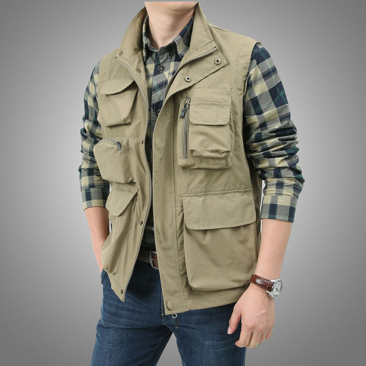Herren Vielseitige Outdoor-Weste mit praktischen Taschen Drune