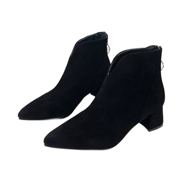 Damen Elegante und bequeme Stiefeletten Drune