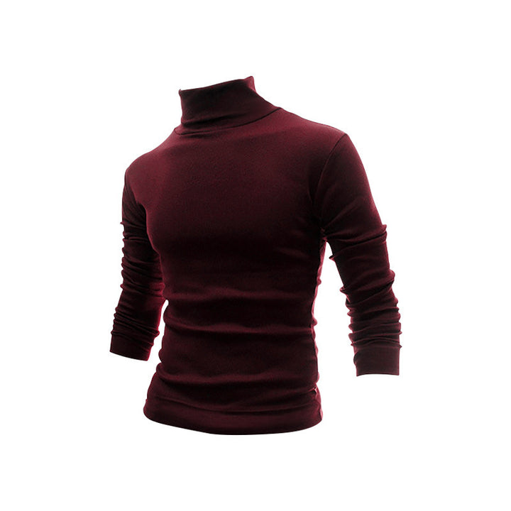 Herren stylischer Rollkragenpullover aus weichem, elastischem Material Drune