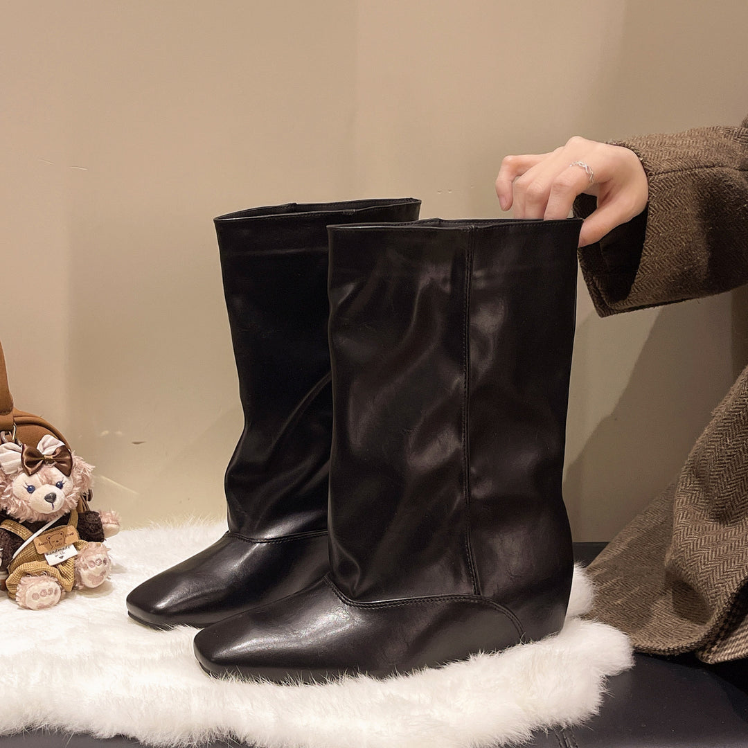 Damen Elegante und modische Stiefel Drune
