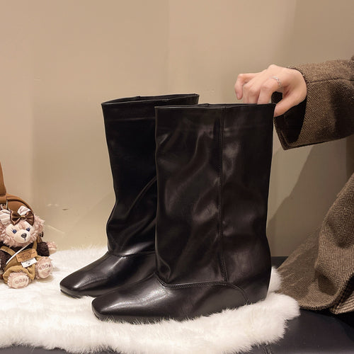 Damen Elegante und modische Stiefel Drune