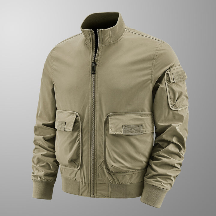 Herren leichte Übergangsjacke mit vielen Taschen Drune
