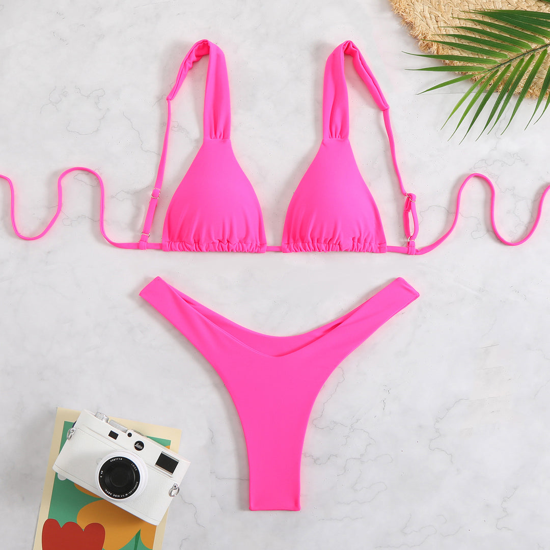 Damen Blumenmuster Bikini Set Drune