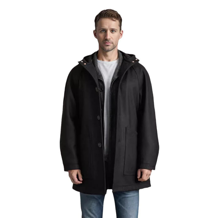 Herren praktische und elegante Softshell-Jacke mit Kapuze Drune
