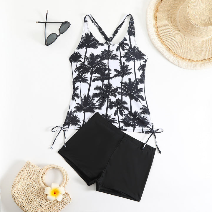 Damen Tankini-Oberteil mit sportlichen Shorts Drune