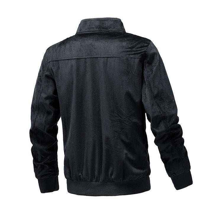 Herren Leichte wasserabweisende Kapuzen‑Windjacke mit Thermofutter & Brusttasche Drune