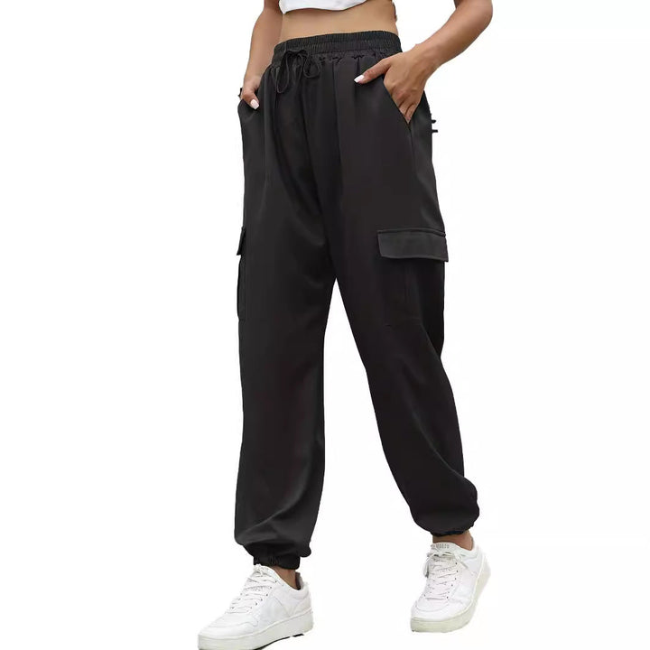 Damen Cargo-Hose mit elastischem Bund und praktischen Taschen Drune