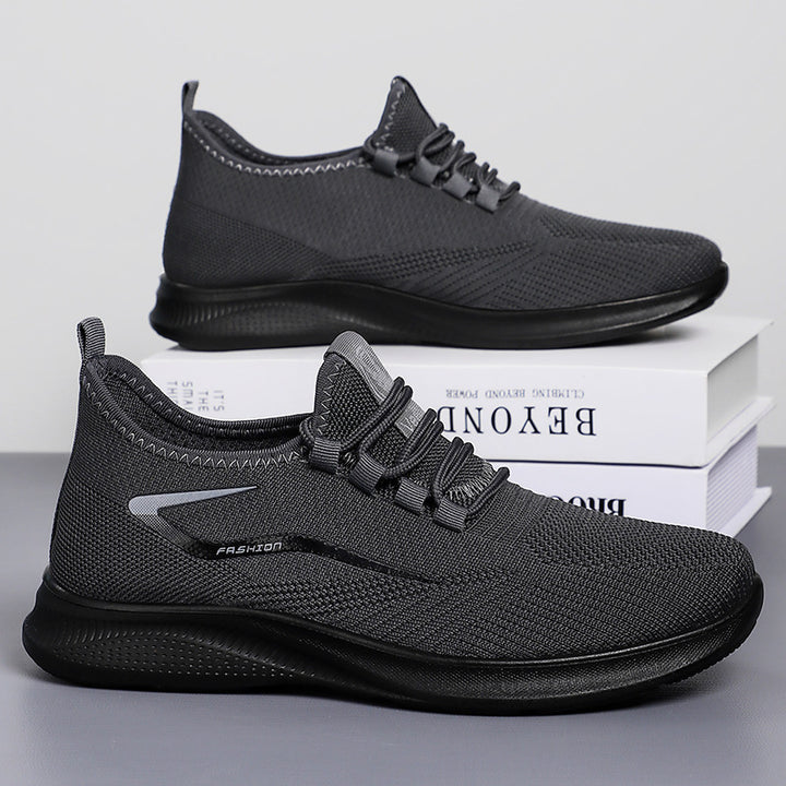 Herren nan atmungsaktive Strick-Sneaker mit sockenähnlichem Schaft und flexibler Komfortlaufsohle Drune