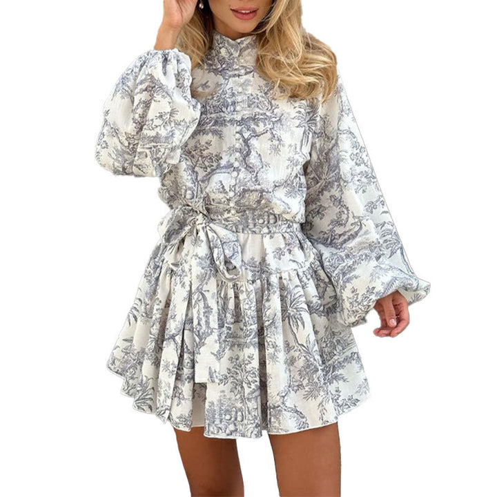 Damen Blumenkleid Drune